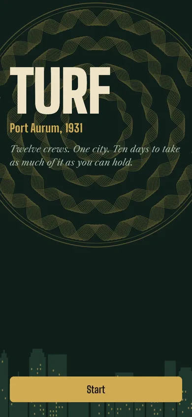 TURF: Port Aurum title screen